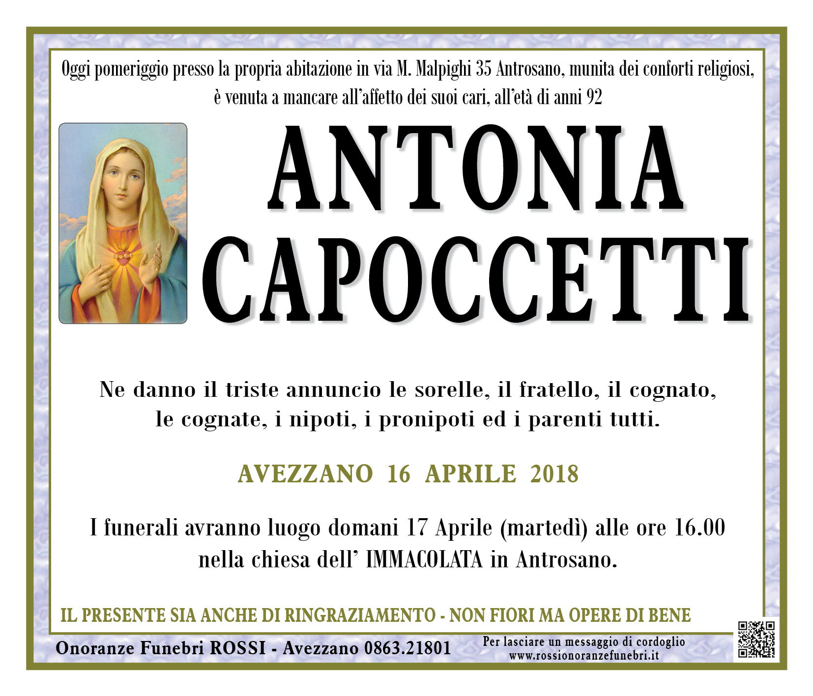 Antonia Capoccetti