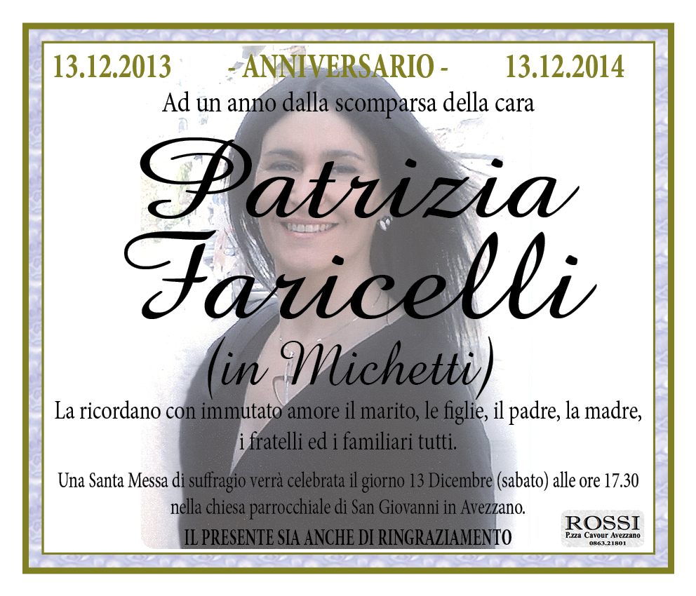 Patrizia Faricelli