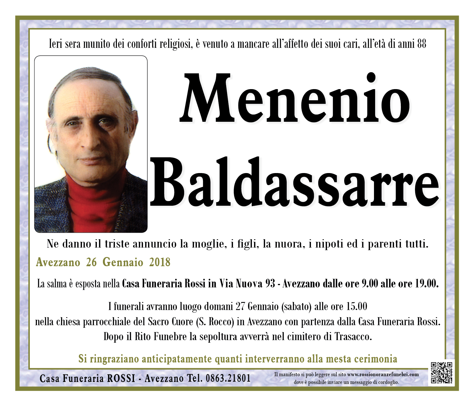 Menenio Baldassarre