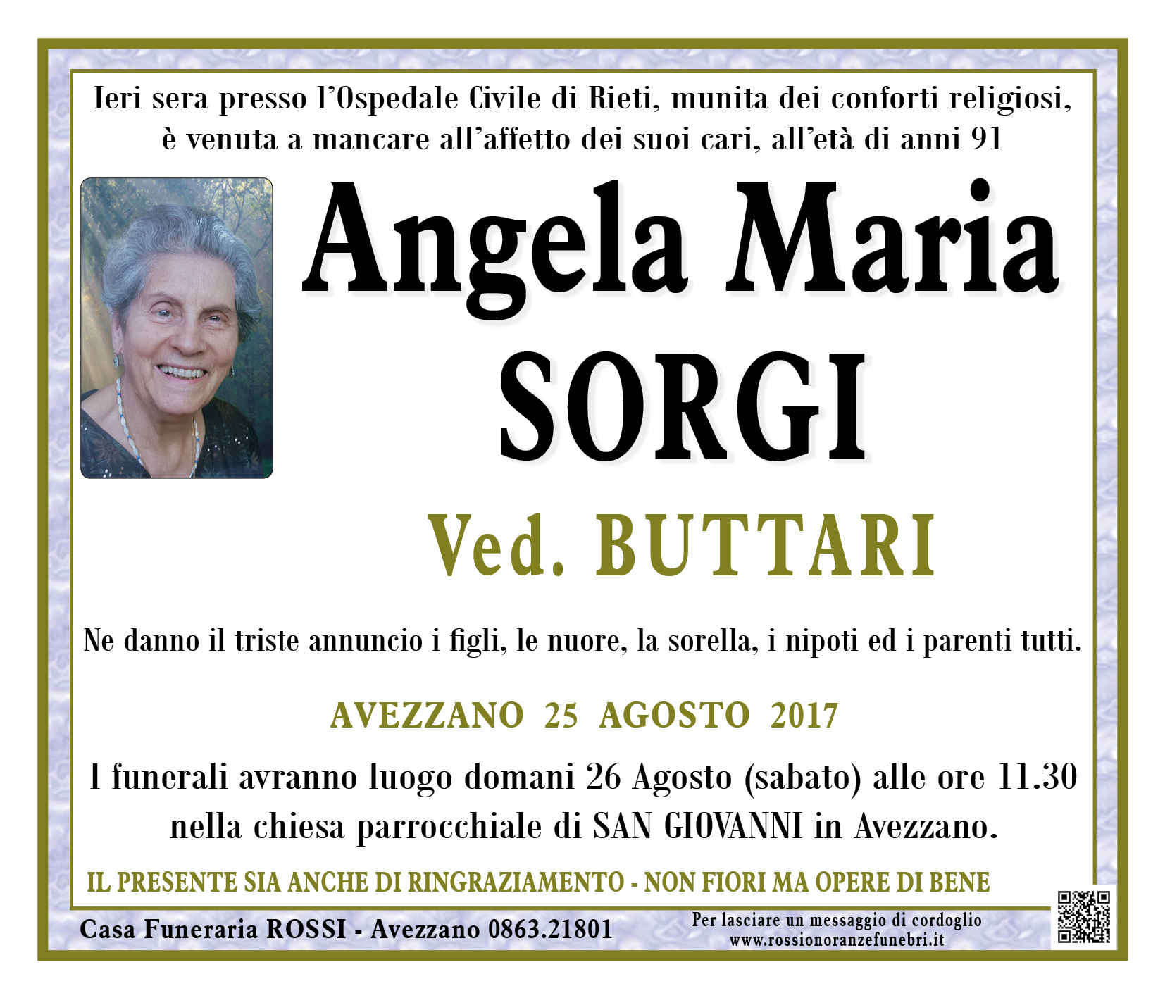 Angela Maria Sorgi