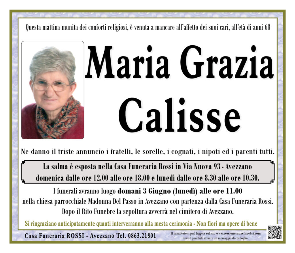 Maria Grazia Calisse
