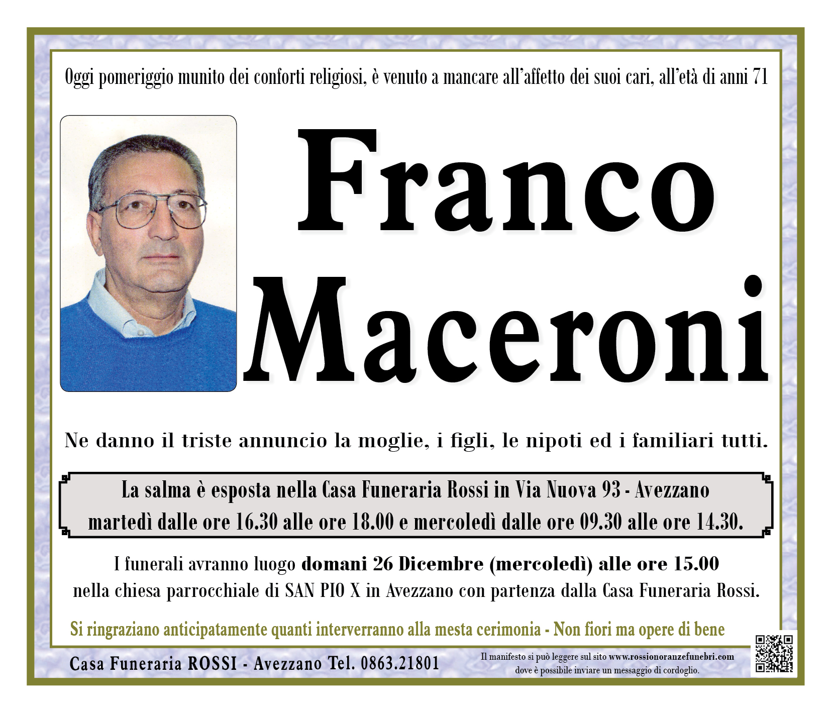 Franco Maceroni