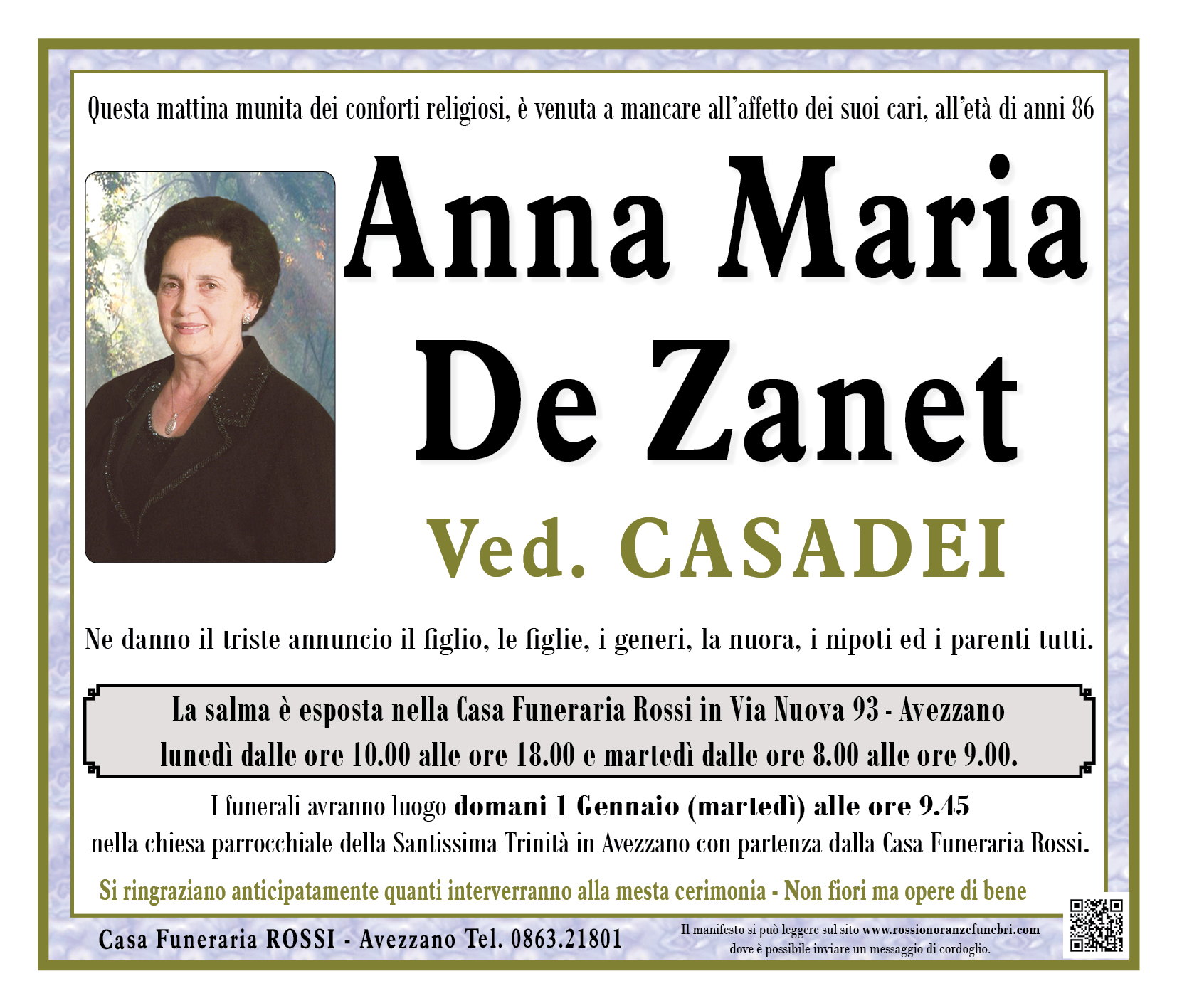 Anna Maria De Zanet