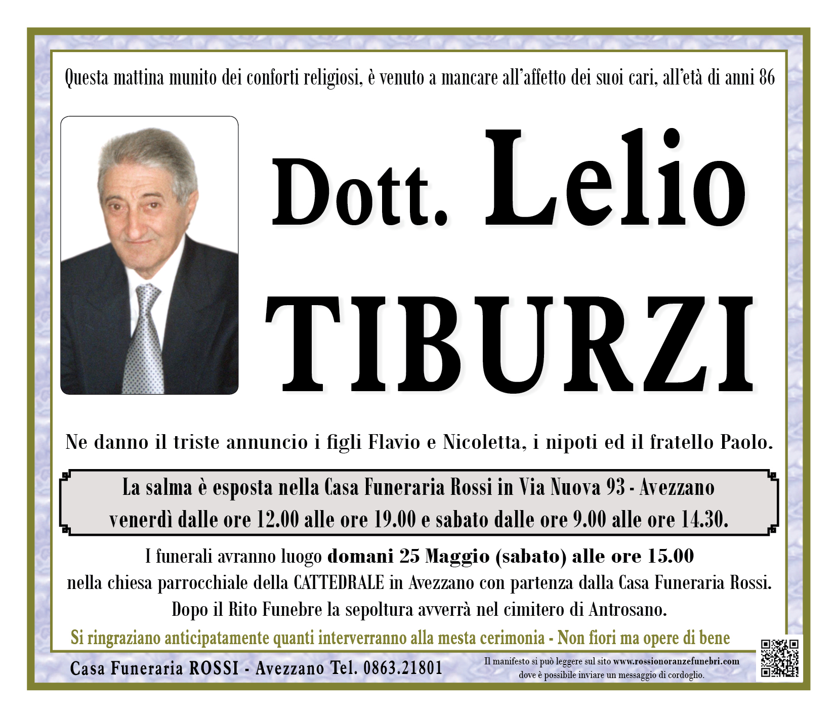 Dott. Lelio Tiburzi