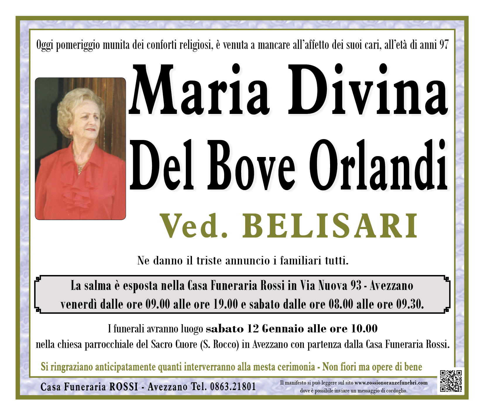 Maria Divina Del Bove Orlandi