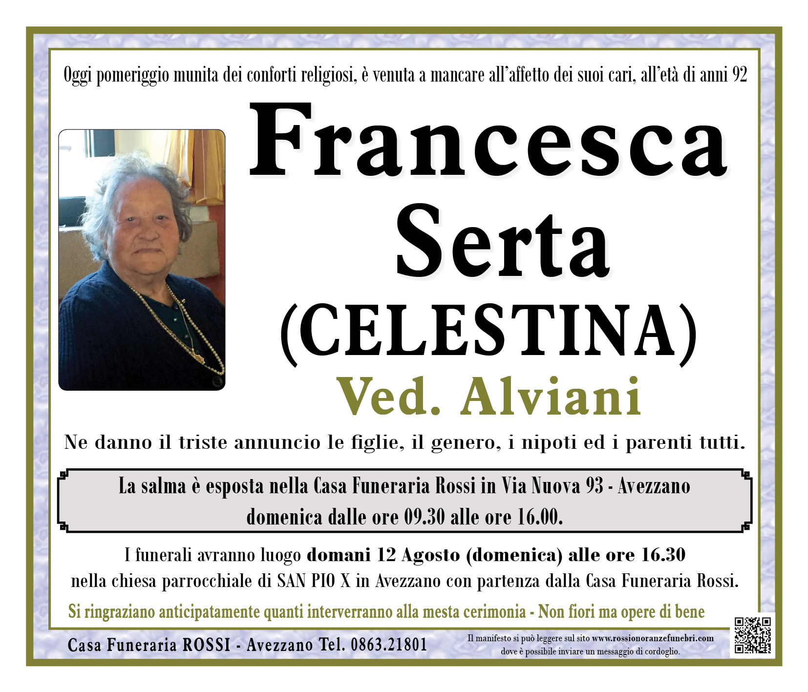 Francesca Celestina Serta