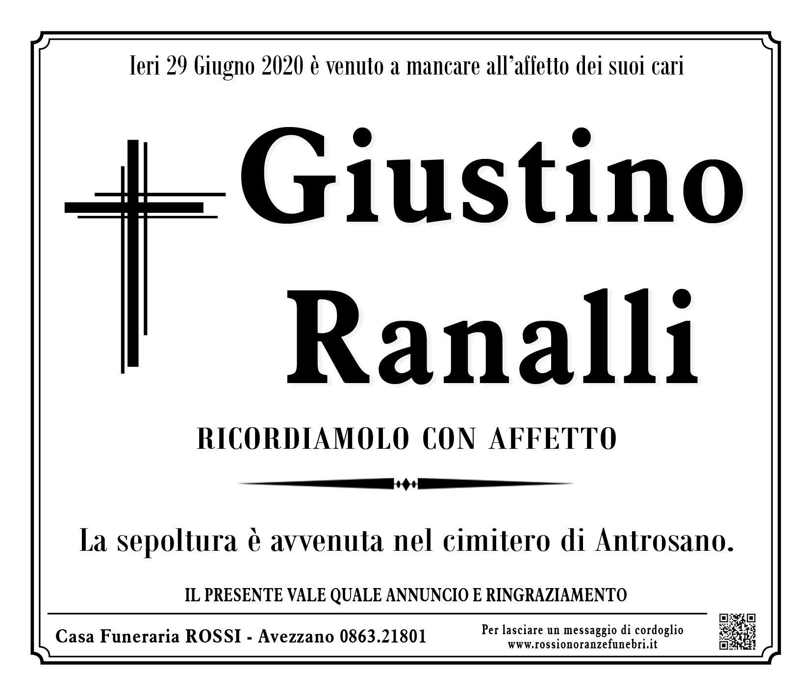 Giustino Ranalli