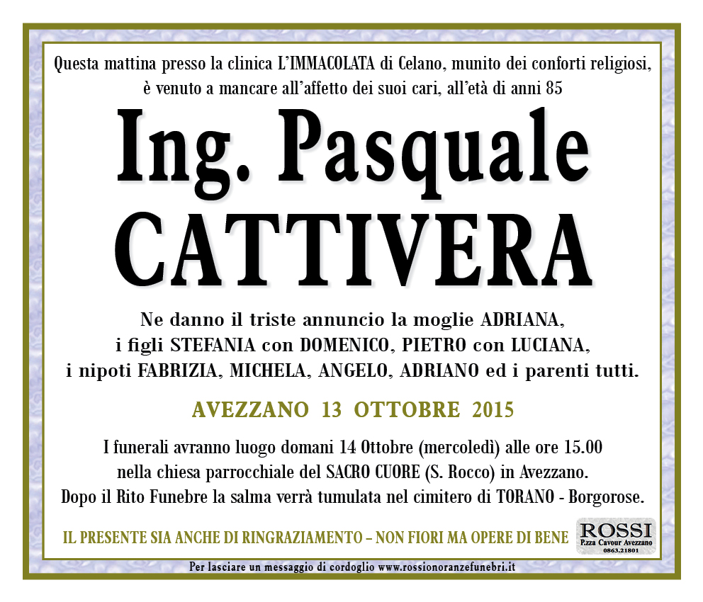 Ing. Pasquale Cattivera