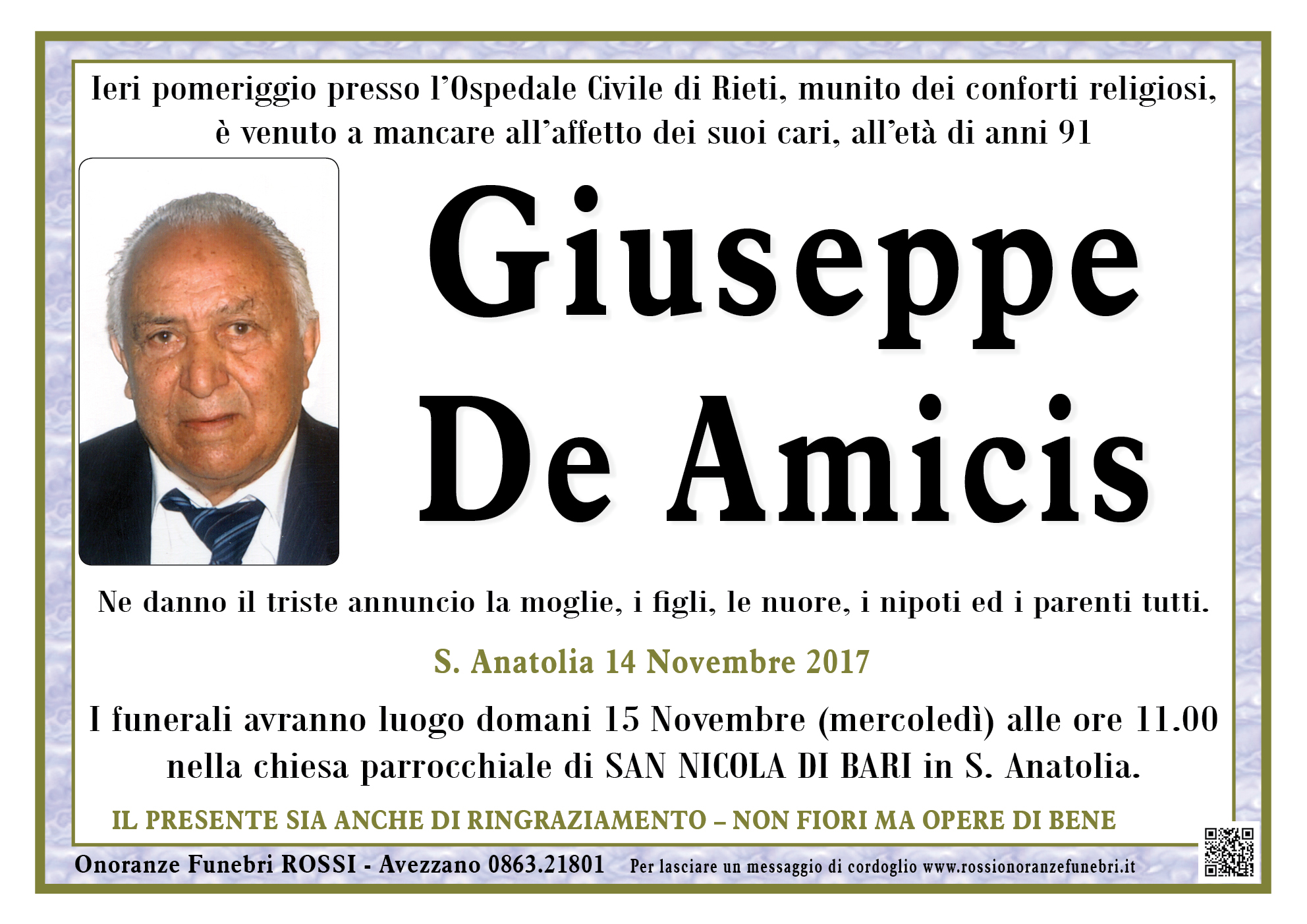 Giuseppe Antonio De Amicis