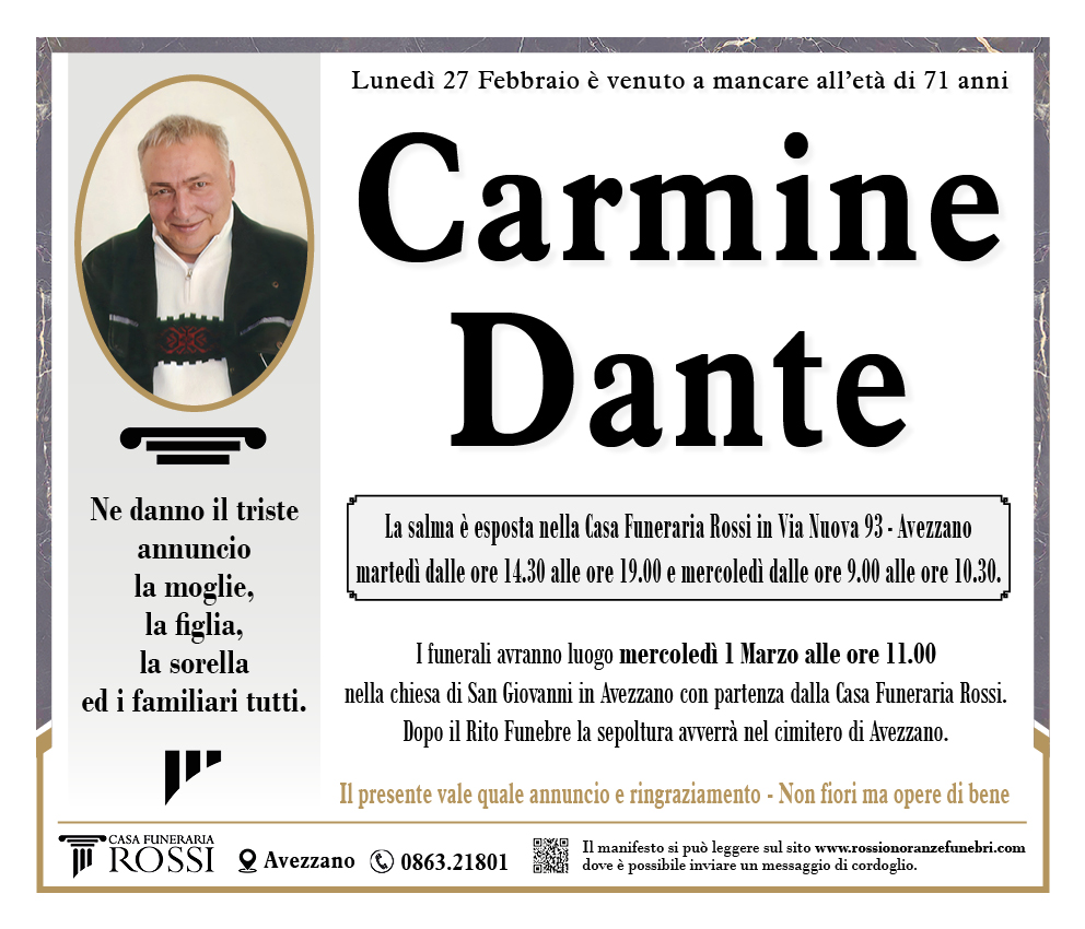 Carmine Dante