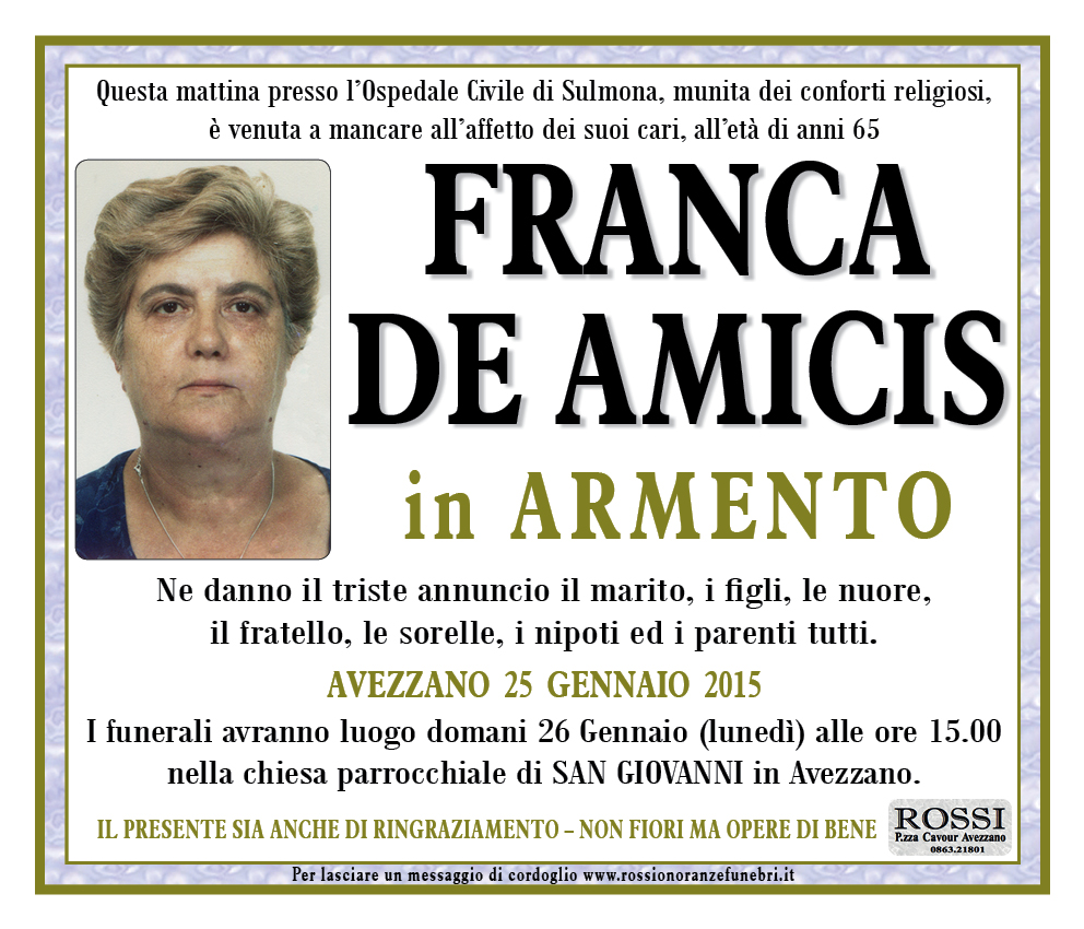 Franca De Amicis