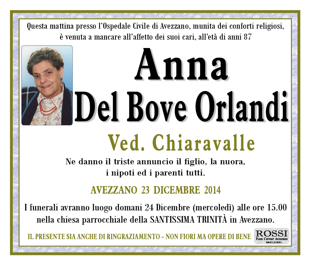 Anna Del Bove Orlandi