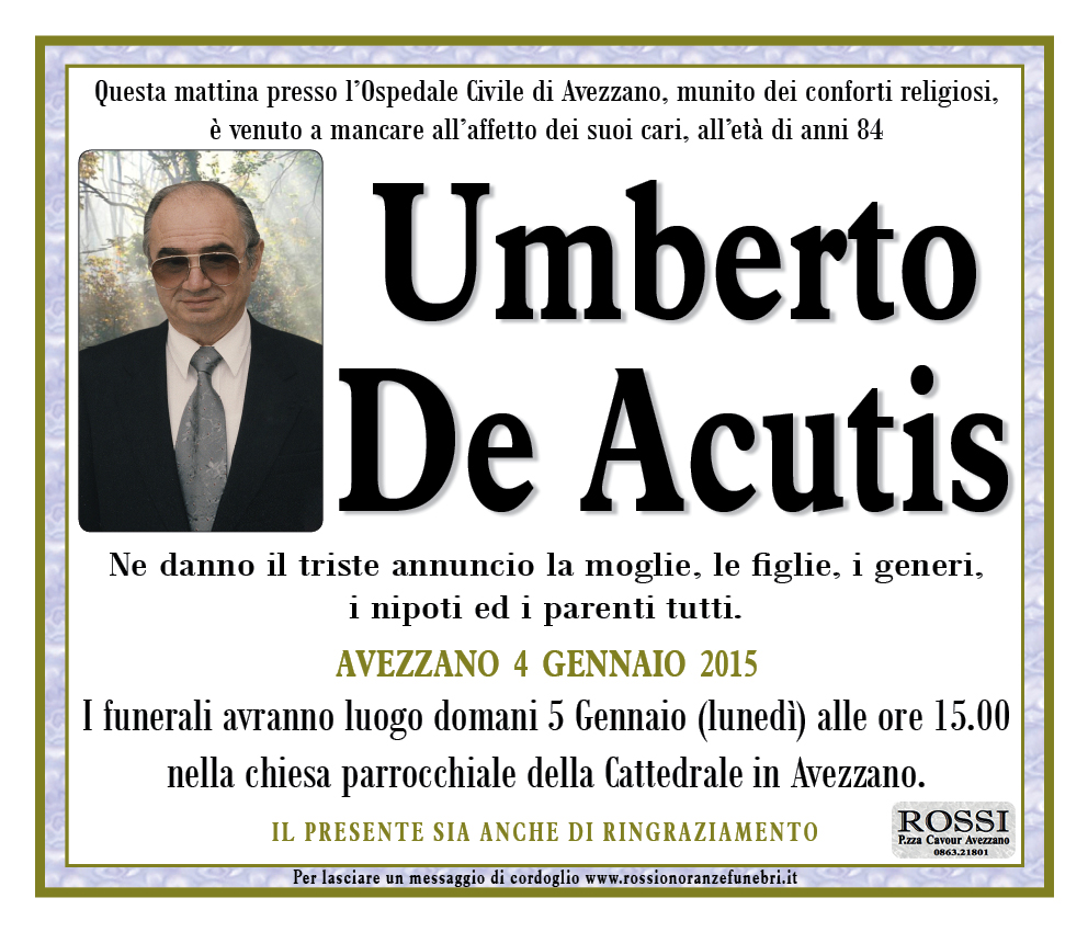 Umberto De Acutis