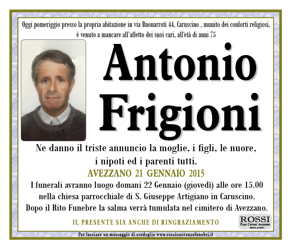 Antonio Frigioni