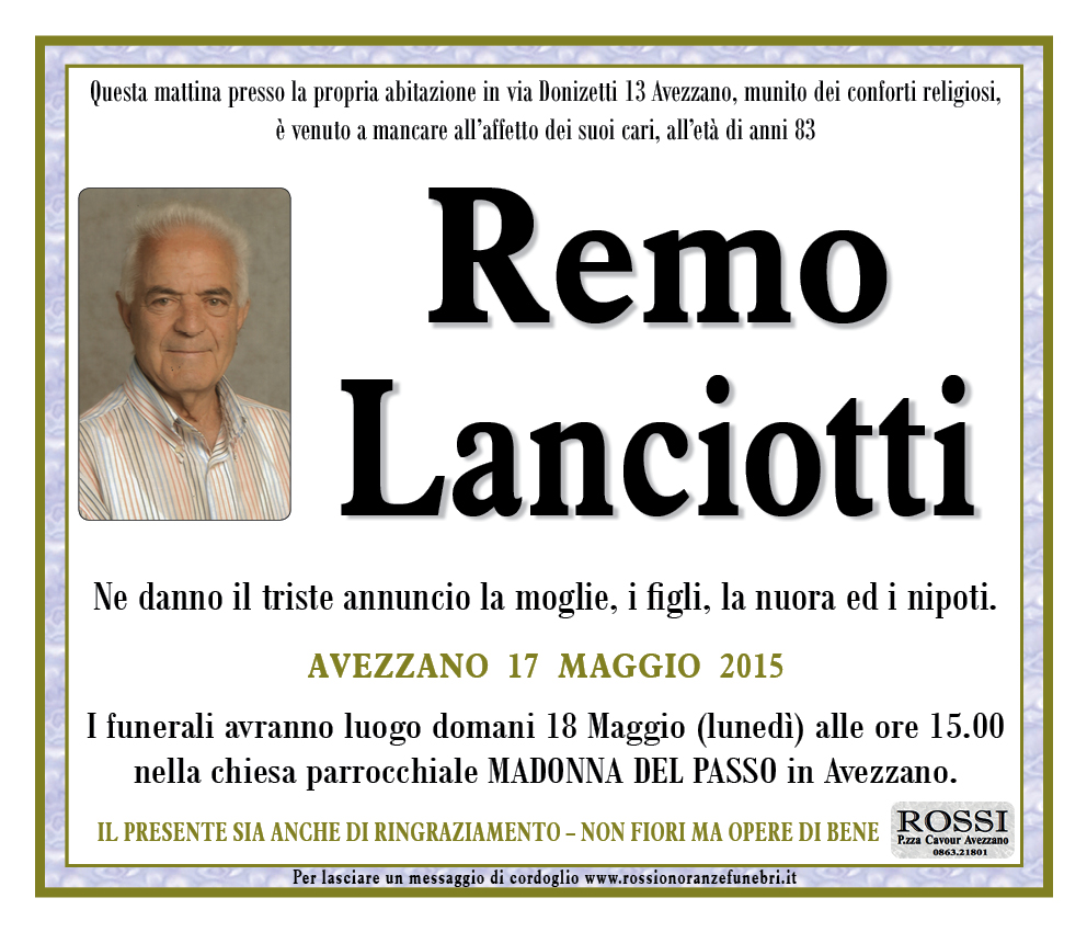 Remo Lanciotti
