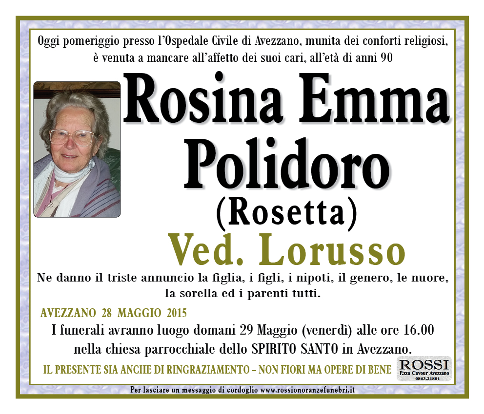 Rosina Emma Polidoro