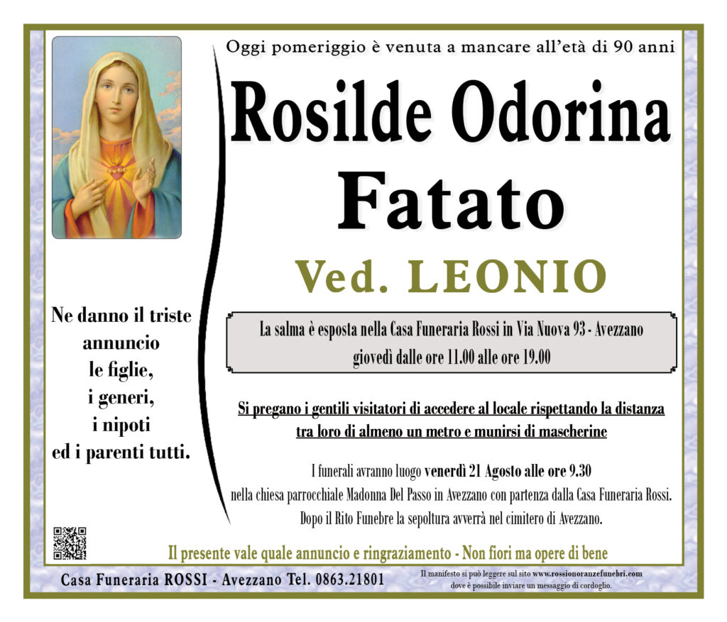 Rosilde Odorina Fatato