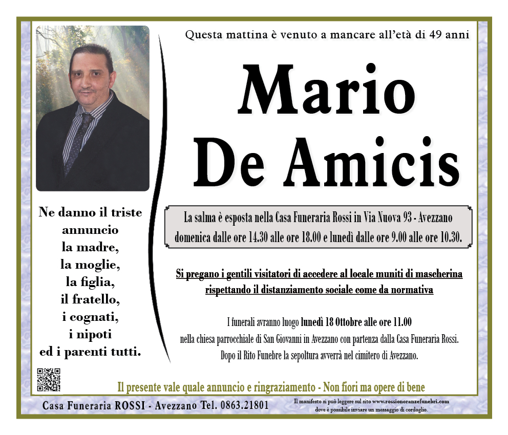 Mario De Amicis