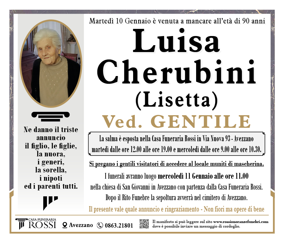 Luisa Cherubini (Lisetta)